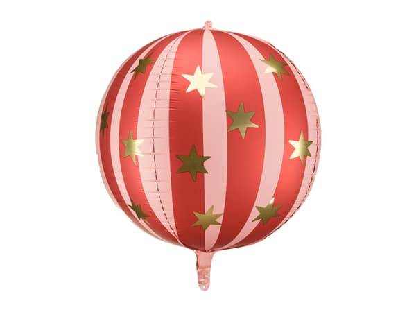 Ballongfoliestjärnor, 75 cm, röda