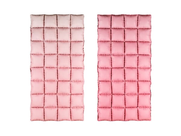 Folieballonggardin, rosa ombre, 72x143 cm