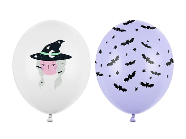 Ballonger 30 cm, Häxa, mix (1 förpackning / 50 st.)