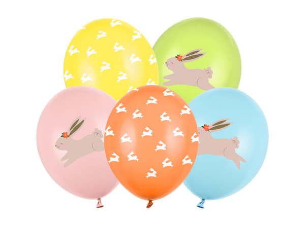 Ballonger 30 cm, Äggjakt, mix (1 förpackning / 50 st.)