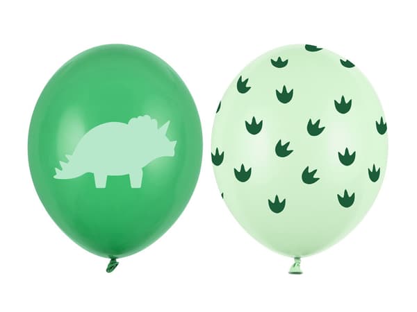 Ballonger 30 cm, Dinosaurie, mix (1 förpackning / 50 st.)