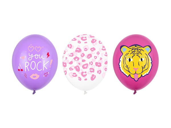 Ballonger 30 cm, You Rock, mix (1 förpackning / 50 st)