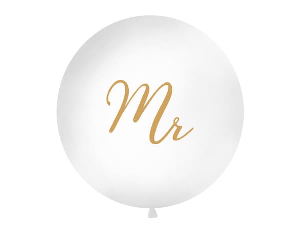 Ballong 1m, Mr, vit