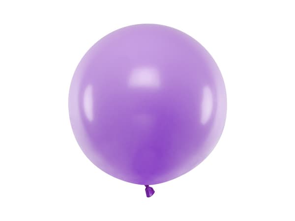 Pyöreä ilmapallo 60cm, Pastellin laventelinsininen