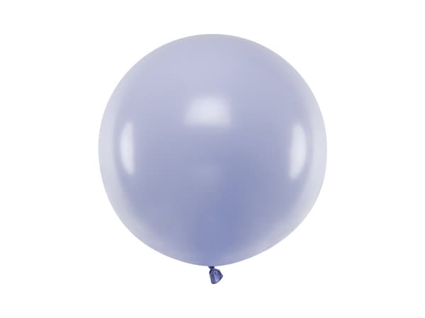 Pyöreä ilmapallo 60cm, Pastellin vaaleanlila