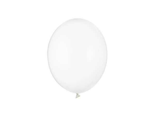 Starka ballonger 23 cm, kristallklara (1 förpackning / 100 st.)