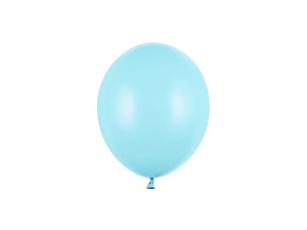 Starka ballonger 12 cm, Pastell Ljusblå (1 förpackning / 100 st.)