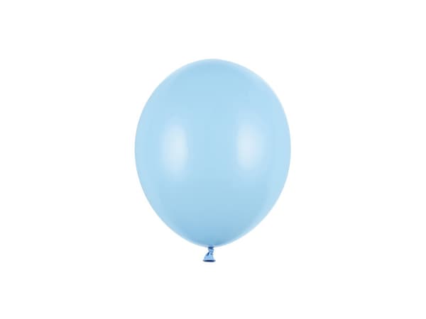 Starka ballonger 12 cm, Pastell Babyblå (1 förpackning / 100 st.)