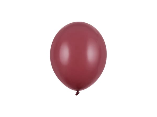 Starka ballonger 12 cm, pastellfärgade plommon (1 förpackning / 100 st.)
