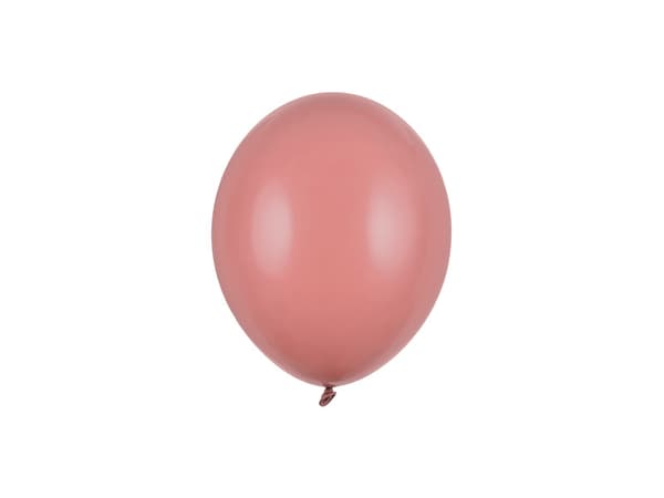 Stærke balloner 12 cm, Pastel Vild Rose (1 pakke / 100 stk.)