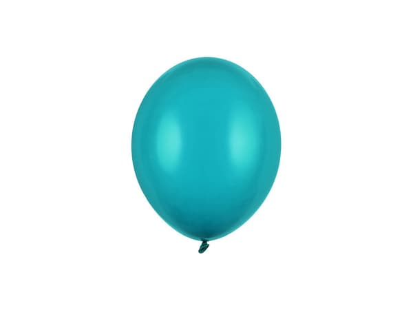 Starka ballonger 12 cm, Pastell Lagoon Blue (1 förpackning / 100 st.)