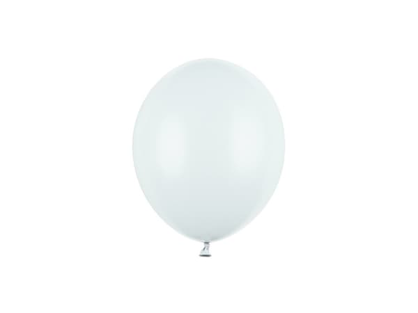 Stærke balloner 12 cm, pastel lys tågeblå (1 pakke / 100 stk.)
