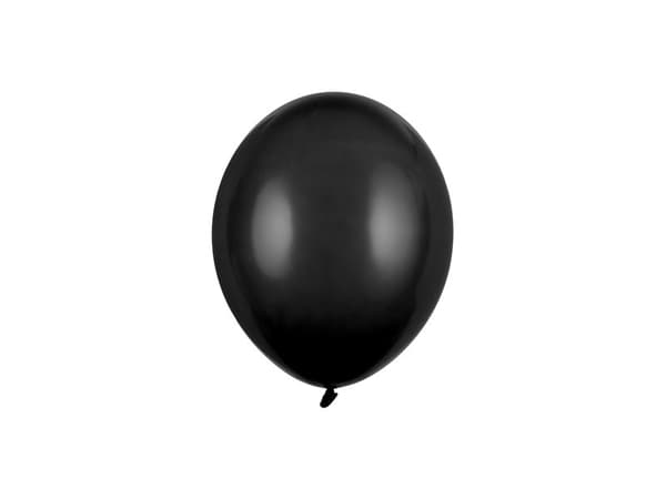 Starka ballonger 12 cm, Pastellsvarta (1 förpackning / 100 st.)