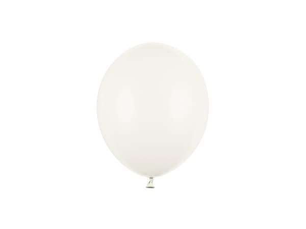 Strong-ilmapallot 12 cm, pastelli luonnonvalkoinen (1 pakkaus / 100 kpl)