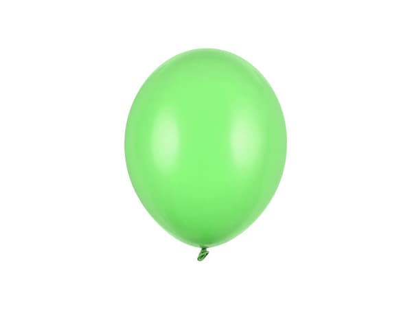 Stærke balloner 23 cm, pastelgrøn (1 pakke / 100 stk.)