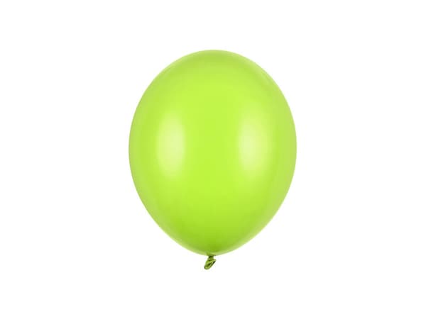 Starka ballonger 23 cm, pastell limegröna (1 förpackning / 100 st.)