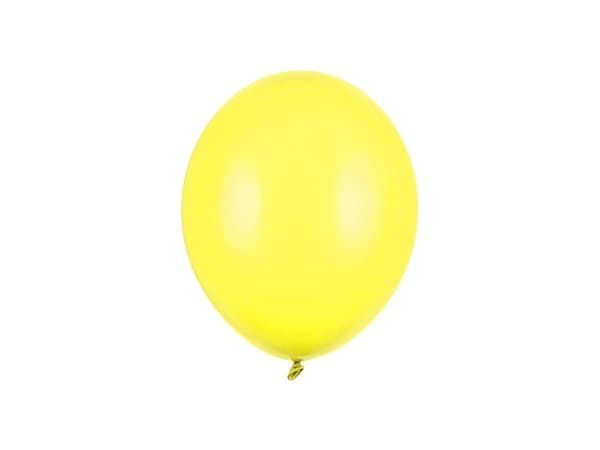 Starka ballonger 23 cm, pastellfärgade citronskal (1 förpackning / 100 st.)
