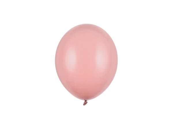 Starka ballonger 12 cm, Pastell Mörk Dusty Rose (1 förpackning / 100 st.)