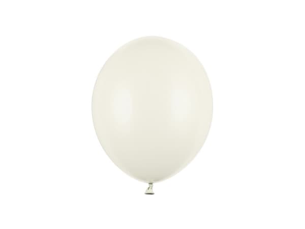 Strong-ilmapallot 23 cm, pastellinvaalea kerma (1 pakkaus / 100 kpl)