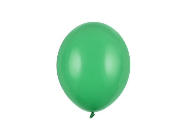 Starka ballonger 23 cm, pastell smaragdgrön (1 förpackning / 100 st.)