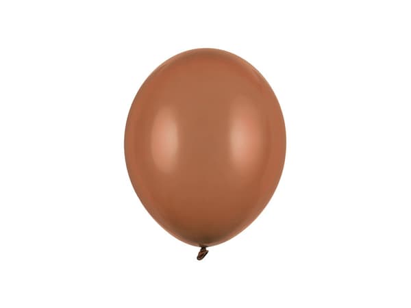 Starka ballonger 23 cm, Pastellmocca (1 förpackning / 100 st.)