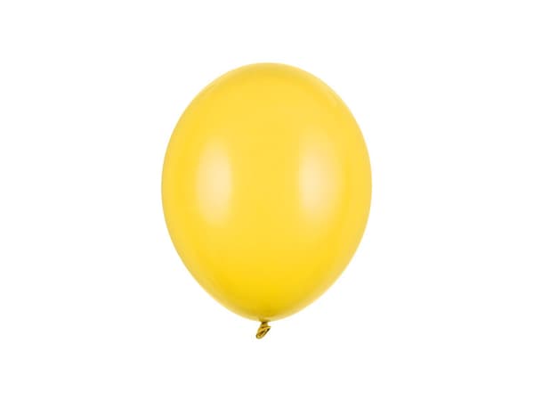 Starka ballonger 23 cm, Pastell Honungsgul (1 förpackning / 100 st.)