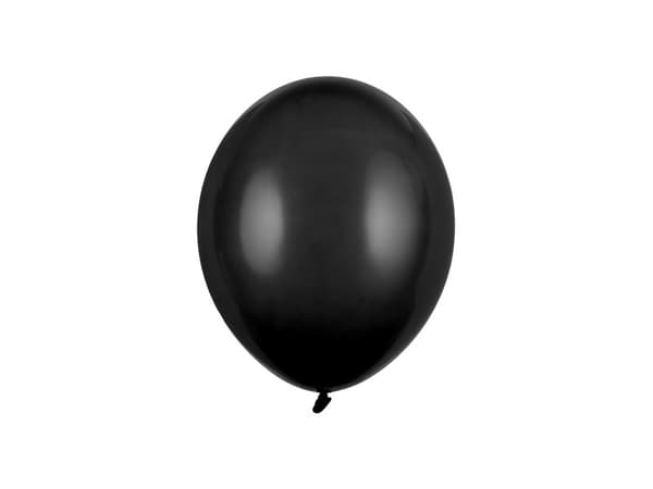Starka ballonger 23 cm, pastellsvarta (1 förpackning / 100 st.)