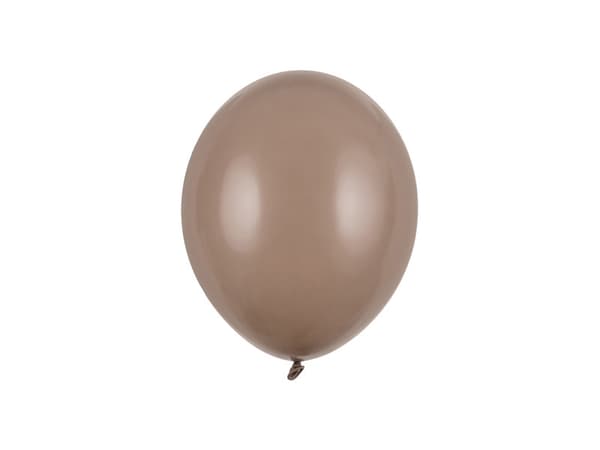 Starka ballonger 23 cm, pastellfärgad cappuccino (1 förpackning / 100 st.)