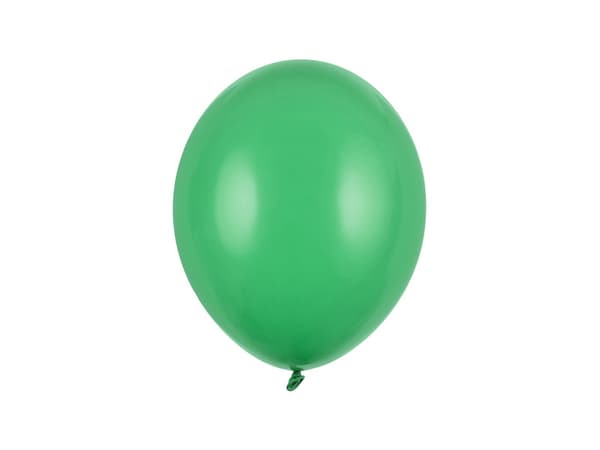 Starka ballonger 27 cm, pastell smaragdgrön (1 förpackning / 100 st.)