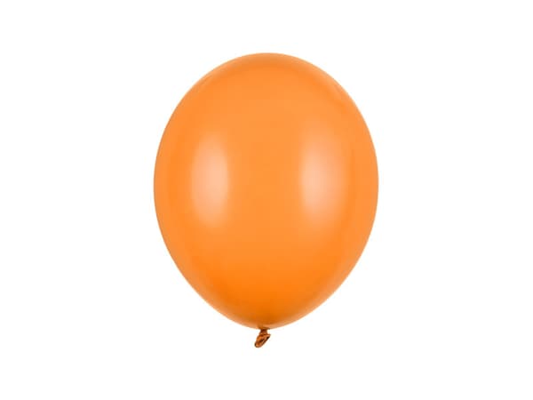 Strong-ilmapallot 27 cm, pastelliväriset oranssit (1 pakkaus / 100 kpl)