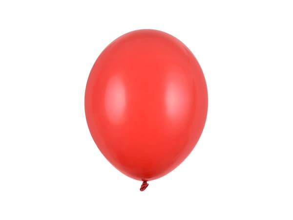 Starka ballonger 27 cm, pastellröda (1 förpackning / 100 st.)