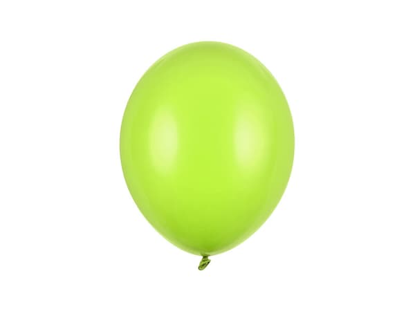 Starka ballonger 27 cm, pastell limegröna (1 förpackning / 100 st.)