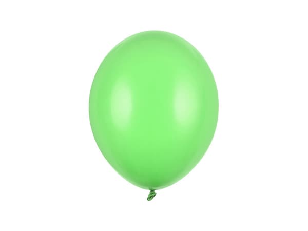 Starka ballonger 27 cm, Pastell klargröna (1 förpackning / 100 st.)
