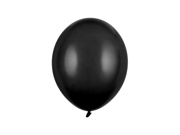 Starka ballonger 27 cm, pastellsvarta (1 förpackning / 50 st.)