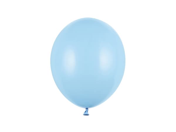 Strong-ilmapallot 27 cm, pastellin vaaleansininen (1 pakkaus / 50 kpl)