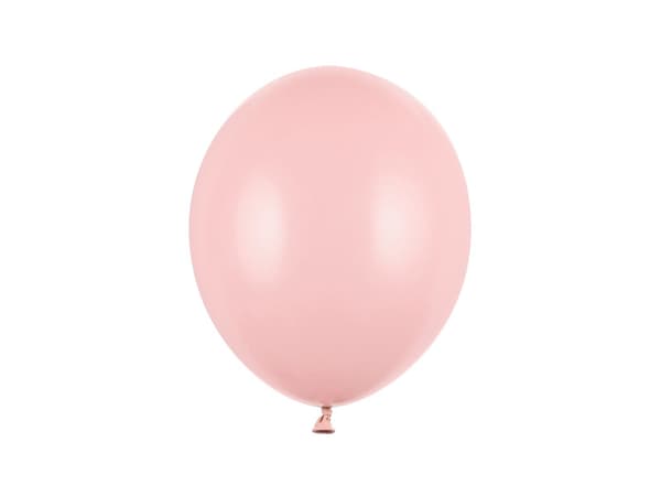 Starka ballonger 27 cm, Pastell ljusrosa (1 förpackning / 50 st.)