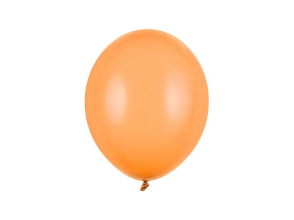 Stærke balloner 27 cm, pastelbrun orange (1 pakke / 10 stk.)