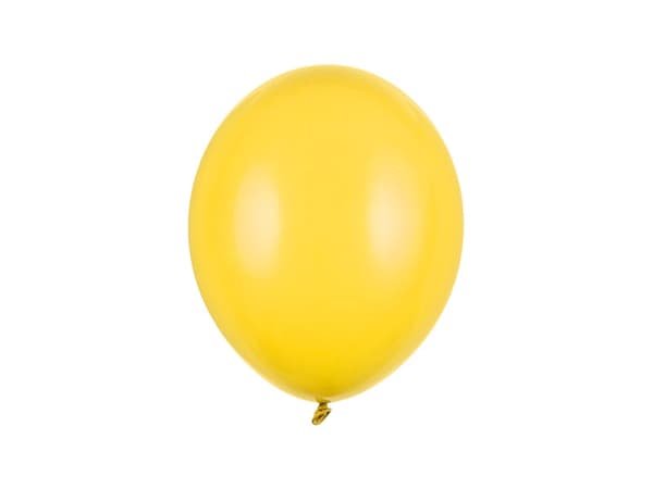 Strong-ilmapallot 27 cm, pastellin hunajankeltainen (1 pakkaus / 10 kpl)