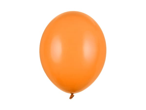 Starka ballonger 30 cm, pastellfärgade mandala orange (1 förpackning / 100 st.)