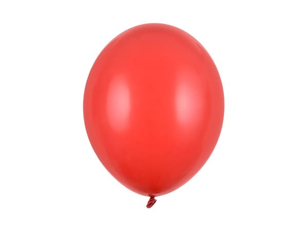 Starka ballonger 30 cm, pastellröda (1 förpackning / 100 st.)