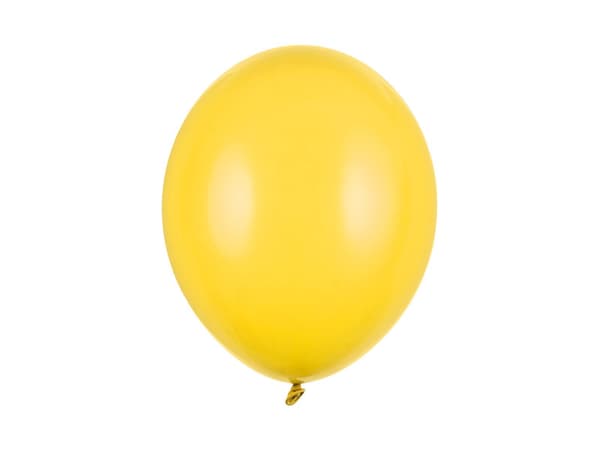 Starka ballonger 30 cm, Pastell Honungsgul (1 förpackning / 100 st.)
