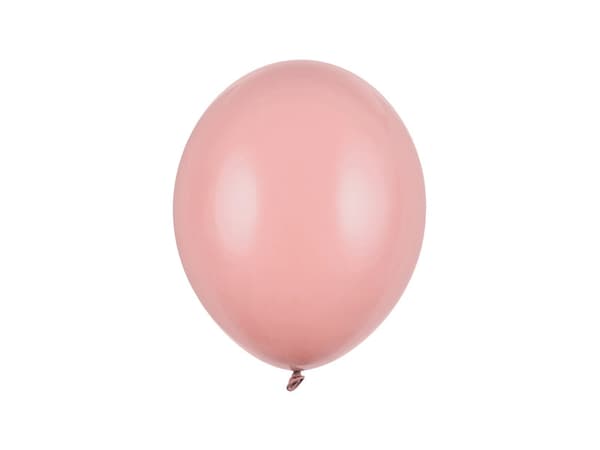 Starka ballonger 27 cm, Pastell Mörk Dusty Rose (1 förpackning / 100 st.)