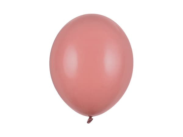 Starka ballonger 30 cm, Pastell Vildrosa (1 förpackning / 100 st.)