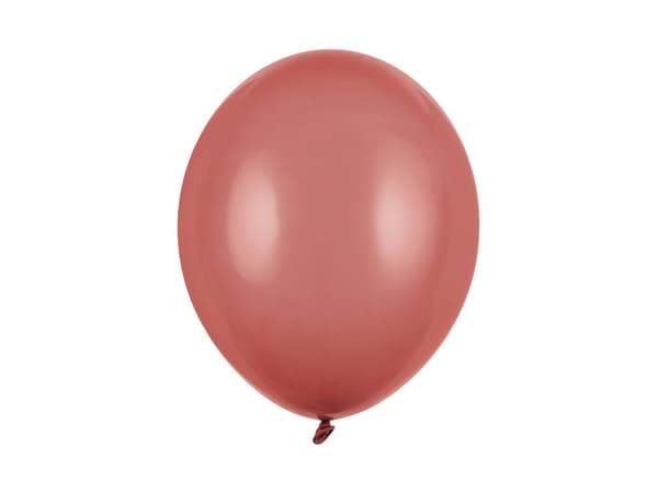 Stærke balloner 30 cm, pastel bordeaux (1 pakke / 100 stk.)