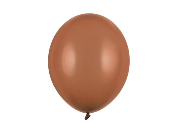 Starka ballonger 30 cm, Pastellmocca (1 förpackning / 100 st.)