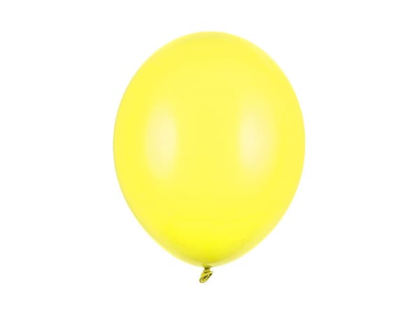 Starka ballonger 30 cm, pastellfärgade citronskal (1 förpackning / 10 st.)