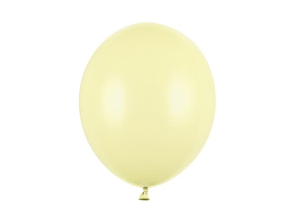 Strong-ilmapallot 30 cm, pastellin vaaleankeltainen (1 pakkaus / 10 kpl)