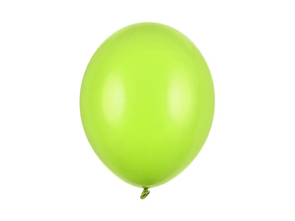 Stærke balloner 30 cm, pastel limegrøn (1 pakke / 10 stk.)