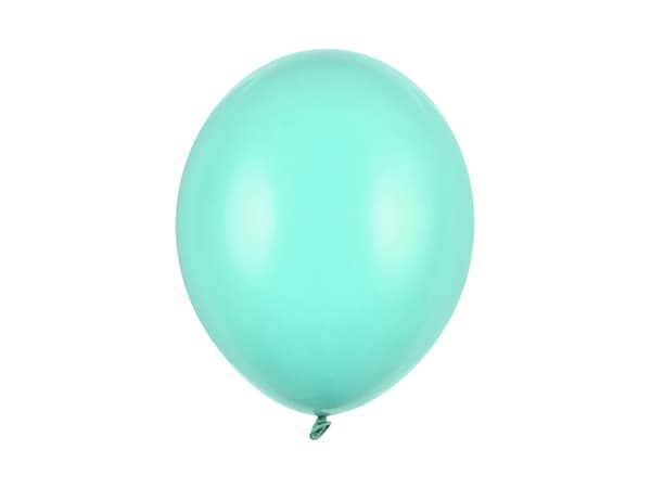 Stærke balloner 30 cm, pastel lys mint (1 pakke / 10 stk.)