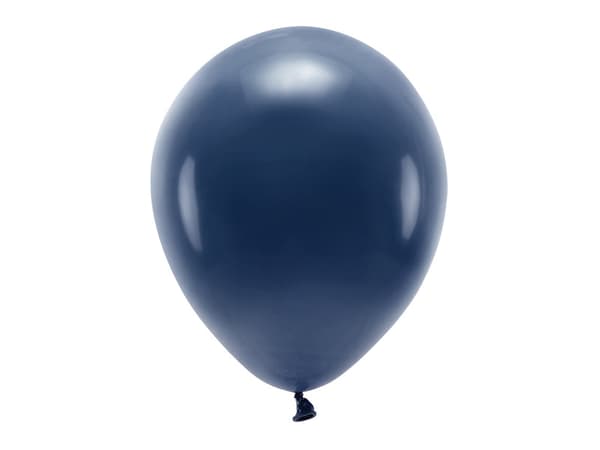 Ekoballonger 30 cm pastellfärgade, mörk marinblå (1 förpackning / 10 st.)